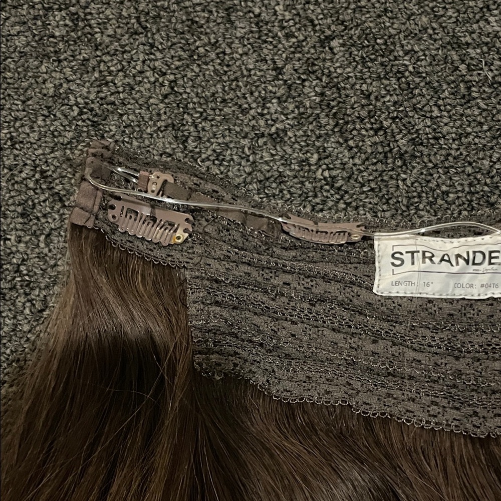 Stranded Chestnut Brown Hair Extension - Picture 3 of 3